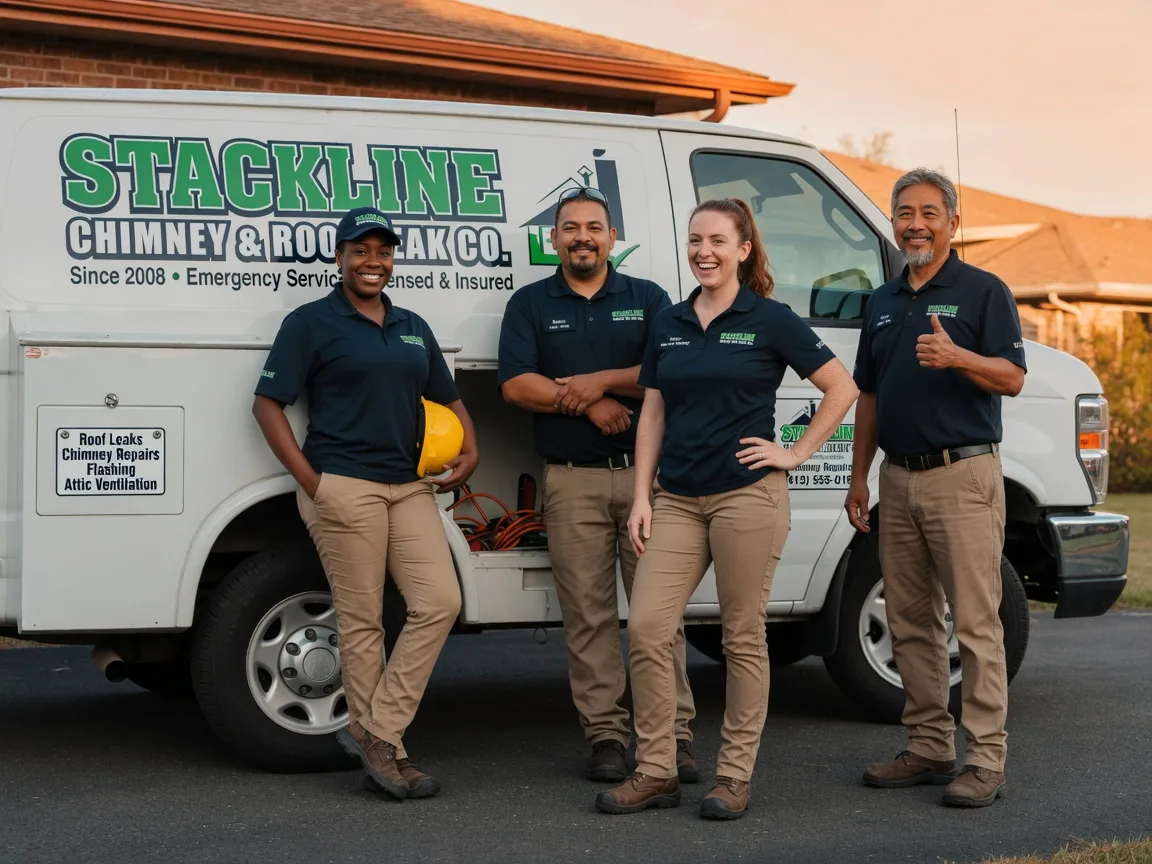 Chimney flashing repair company in Ardmore, OK